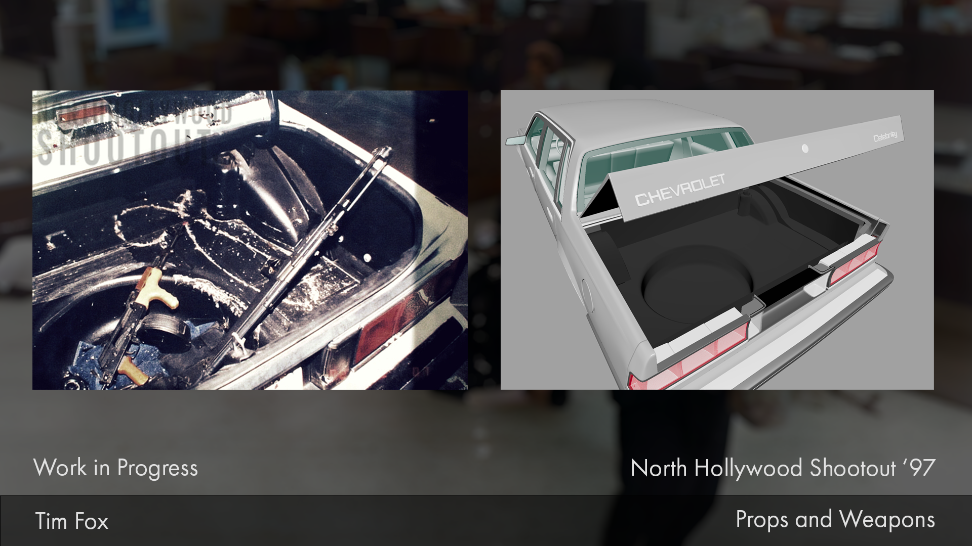 Props and Weapons Week 9