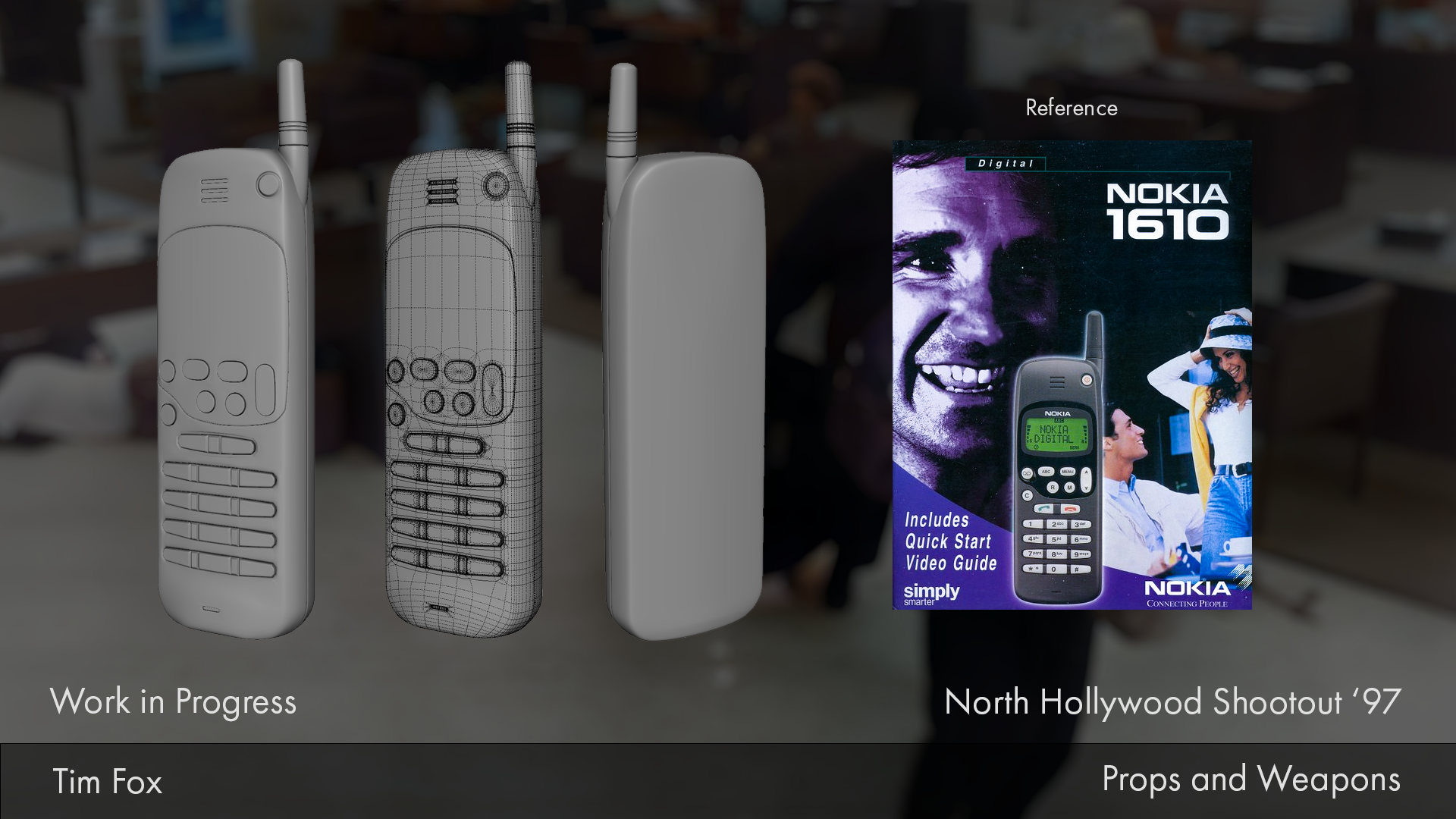 Props and Weapons Week 9