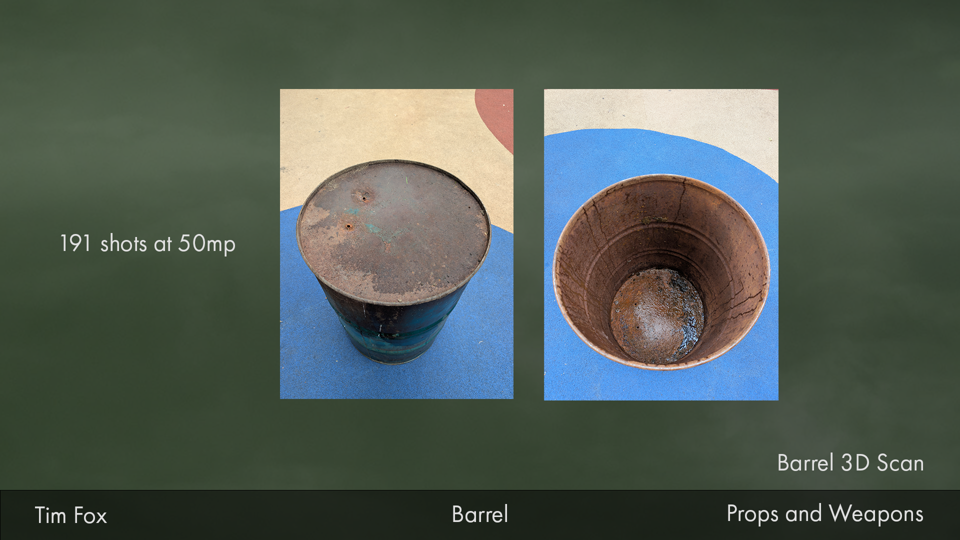 Props and Weapons Week 4