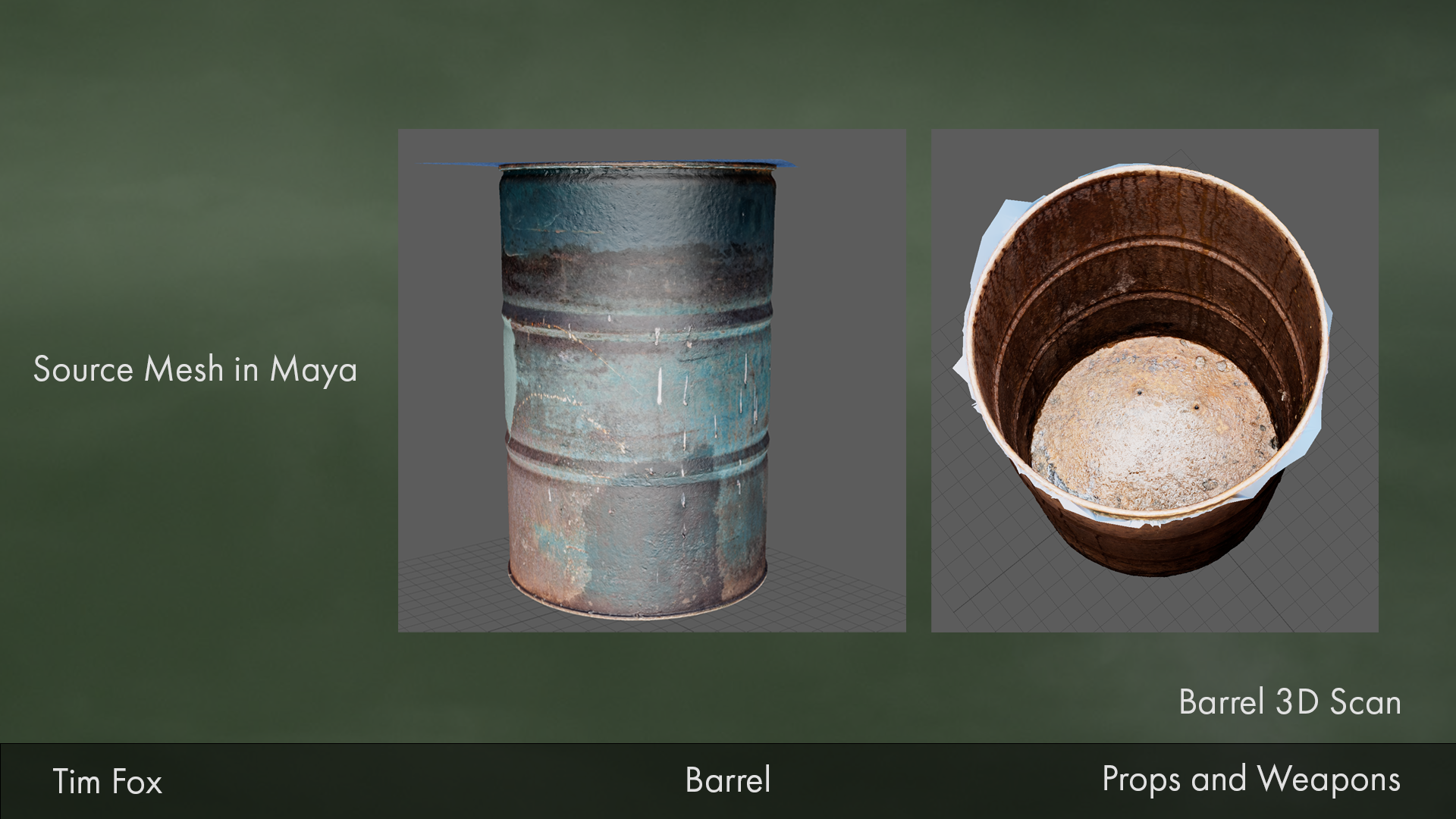 Props and Weapons Week 4