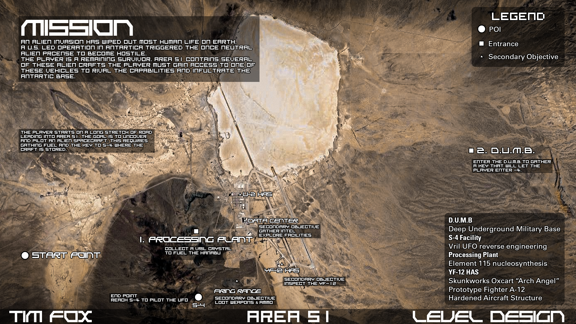 Area 51 Level Design